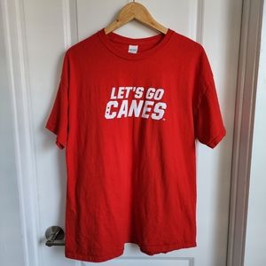Carolina Hurricanes - Let's Go Canes Tshirt - Red - XL